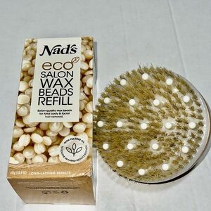 EcoTools Wax Beads Refill with Brush - Cream and Brown